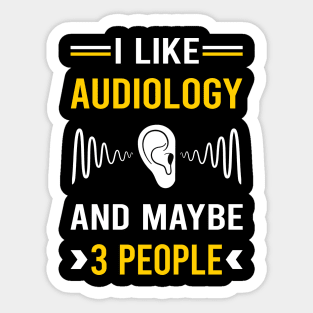 3 People Audiology Audiologist Sticker